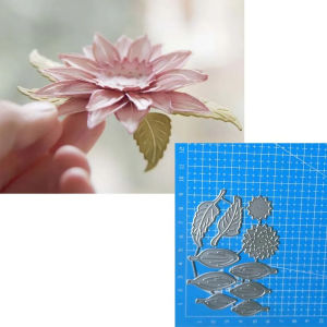 Flower leaf metal cutting dies mold Scrapbooking paper craft mould punch template Embossing stencils 1pcs