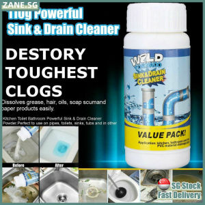 ✨SG Stock✨ Powerful Sink And Drain Cleaner Toilet Kitchen Pipe Drainage Clog Remove Sink Cleaner Pipe Dredging Agen 管道疏通剂
