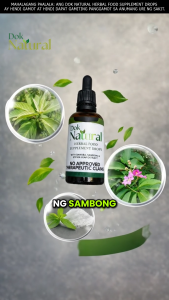Dok Natural Herbal Food Supplement Drops | Sambong Banaba Stevia | 20 x 50ml | FDA Registered | No Approved Therapeutic Claims