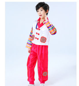 New Mens Korean Ethnic Costume Childrens Performance Clothes Primary And Secondary School Students National Style Outfits