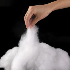 Premium Polyester Stuffing for Stuffed Animals Soft and Warm Down Feather Like DIY Toy Stuffing for Dolls Silky Texture Fiber