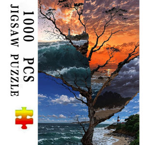 Jigsaw Puzzle for Adults 500/1000/1200/2000PCS Abstract Landscape Artwork Mindful Game Stress Relief Decor Gift