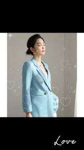 ꕥCatalog Fashionꕥ เสื้อสูทเบลเซอร์ 24 สี รุ่นกระดุมเหล็ก 4 เม็ด มีฟองน้ำรองบ่า มีซับใน แต่งกระเป๋าหลอก