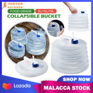 Foldable Water Container Camping Travel Outdoor Camping Car Washing Water Tank Bucket with Faucet Large Capacity Water Bottle