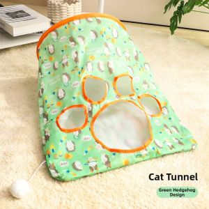 7o | Interactive Entertainment Toy Cat Tunnel Squeaky Teaser Rod