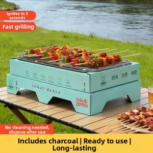 Safe Eco-friendly Smokeless Charcoal BBQ Set