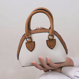 Alona Leather Cherry Bag - Tas Selempang Jinjing Wanita Kulit Sapi Asli Free Card Holder
