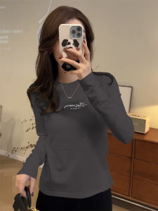 Dày Dặn Lông Cừu Áo Sơ Mi Dệt Kim Cơ Sở Nữ Áo Dài Tay Phong Cách Đi Làm Phiên Bản Hàn Quốc Màu Sắc Tinh Khiết Mùa Đông Áo Thun Thời Trang