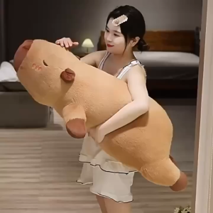 Cute capybara plushie pillow cartoon capybara plush toy kid birthday gift