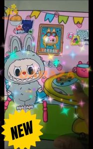 PAPERDOLL V.1 LABUBU THE MONSTERS: Buku Edukasi Full Laminasi