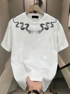 Áo Thun Cotton Nguyên Chất Mùa Hè Thường Ngày Cổ Tròn Phong Cách Đường Phố Mới Thiết Kế Thời Trang Rộng Rãi Thoải Mái Thoáng Khí