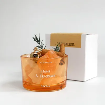ZHUOLESHI | High-end Niche Scent Diffuser Stone Fragrance with Dried Flowers