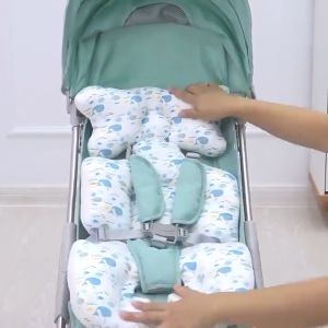 Baby Stroller Cushion Baby Car Seat Chair Cushion Head Neck Body Support Cotton Pad Pram Liner Mat Kusyen Stroller
