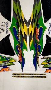 Ready cod stiker striping Honda Supra Fit 2006/stiker striping Honda Supra Fit 2006 biru hijau/