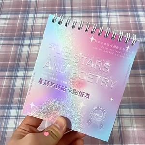 🇲🇾[Malaysia]Ready Stock 50 Pieces Decorate Stickers In Small Booklet Creative Sticker DIY Hand Book Decoration Paper Sticker PET Material Stickers DIY Special Cute Stickers Gooka Card Sticker 50 Pieces Journal Book Stickers Sticker Book咕卡贴纸