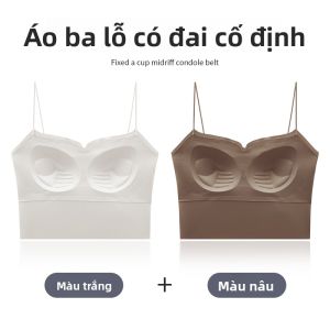 MiiOW | Áo ba lỗ ren đen Ice Silk MiiOW Cat Lady Áo ba lỗ mùa hè cho nữ Áo ba lỗ mặc ngoài trời Áo ngực hở lưng Áo ngực gợi cảm