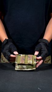 IDOGEAR Tactical FAST Helmet Utility Pouch Removable Rear Pouch NVG Counterweight Water-resistant Battery-Pouch 3549