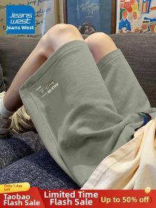 Jeanswest Pure Cotton Mens Shorts Casual Summer Outdoor Wear Sporty Mid-Length Five-Quarter Length for Teens And Youth
