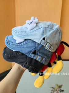 Cute Cartoon Painter Beret Hat Womens Forward Cap Face Slimming Cloud Beanie Trendy Adjustable Strap Sweet Lovely Fashion Accessory