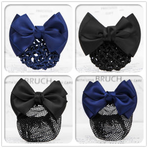 Phụ Kiện Tóc Nữ Chuyên Nghiệp Hotel Nurse Bank Bun Headband Kẹp Tóc Thắt Nút Bướm Túi Lưới Phụ Kiện Thời Trang Mùa Xuân