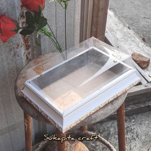 kotak mahar seserahan pernikahan fiber hantaran uang
