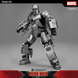 Marvel Iron Man MK1 Fondjoy Assemble Toy First Generation Iron Man ABS Material 1/12  Action Figures Toy Birthday Gifts For Boys