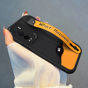 เคสโทรศัพท์มือถือ Realme GT Neo5/6SE แบบใหม่พร้อมสายรัดข้อมือผ้าไหมพิมพ์ลาย Q10 Silicone นุ่มสำหรับผู้ชายและผู้หญิง