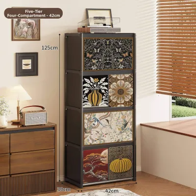 GENUO | Dust-proof Multi-layer Large Capacity Bookshelf