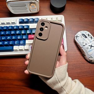 เคสโทรศัพท์ซิลิโคนสีพื้น Samsung A55 5G A54 A53 A52 A52S A06 A05 A05S A16 A15 A14 A35 A51 4G A50 A50S A30S A30 A04 A04S A03 A03S A20 A34 A33 A32 A25 A24 A23 A21S A13 A12 A10S เคสป้องกันเลนส์กล้องแบบเต็ม