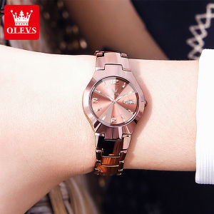 OLEVS | Luxury Small Dial Gold Tungsten Steel Water-resistant Womens Watch