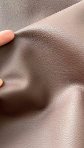 Kulit Jeruk Cokelat Per Meter Tebal 0.5mm Jok Motor Gulungan Kualitas Premium Murah Terjangkau