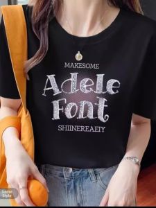 NUANKONG | Cotton Loose and Slim Short Sleeve T-Shirt Set