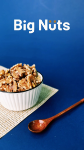 Big Nuts Lightly Roasted Walnuts (Unsalted) 170g / Kacang Walnut - Halal Certified