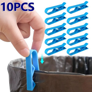 2/6/10Pcs Garbage Bag Fixed Clip Trash Basket Side Holder Clip Home Kitchen Office Restaurant Supplies