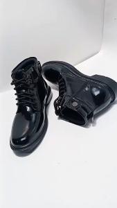 Sepatu Kilap Pantofel Resmi PDH PDL TNI POLRI SECURITY SATPAM Dinas Kerja Harian