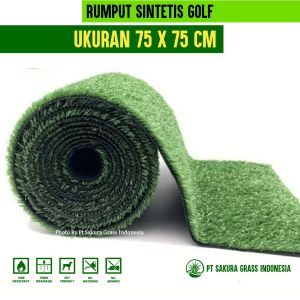 promo rumput sintetis golf ukuran 75x75 cm