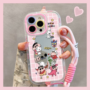 เคสโทรศัพท์ซิลิโคนแบบครอบเต็มสำหรับ iPhone 17E 16Promax 13 12 14 15 รุ่นใหม่ ดีไซน์ลายสก็อต ลายการ์ตูน ป้องกันการตกหล่น