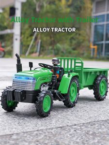 Alloy Simulation Toy Car Large Farmer Tractor