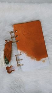Resin Notebook A6 SIZE with Bookmark Planner 2024