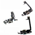 สายแพสำหรับชาร์จ iPhone 15 PLUS 14 13 12 11 Pro ที่ชาร์จ USB ตัวเชื่อมต่ออะไหล่สำหรับเปลี่ยนโทรศัพท์มือถือ. 