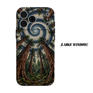 BILIBILI | Twisted Redwood Forest Phone Case for iPhone 18 17 16 15 14 13 12 11 Air Pro Max Plus Double-layer Cover