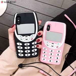 ♥Ready Stock +FREE Shipping+COD♥Creative Retro Nokia Silicone Phone Case Compatible for iPhone 16 15 14 13 12 11 Pro Max Xs Max Xr X 8 7 6 Plus 6s Anti-drop soft Cover Casing