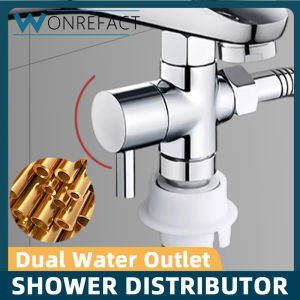 T Type Adapter Bathtub Shower Head Arm Installation Diverter Valve Faucet G1/2 Shower Diverter Valve