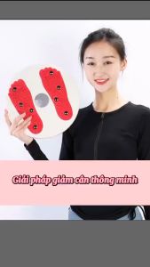 Đĩa Xoay Eo Massage Hình Bàn Chân Bàn Xoay Lắc Tập Thể Thao Giảm Mỡ Bụng - Thiết bị tập thể dục tại nhà HOT