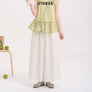 Minimalist Comfortable and Versatile Summer Skirt Pants 5% Flax