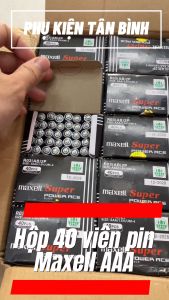 Hộp 40 Viên Pin Tiểu Maxell AAA Chính Hãng