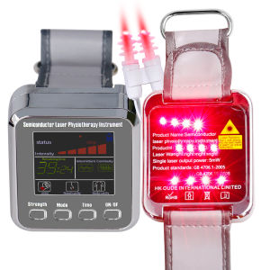 Đồng Hồ Trị Liệu Bằng Laser Diode 650nm Thiết Bị Y Tế LLLT Điều Trị Viêm Mũi Đường Huyết Tăng Huyết Áp Cholesterol Tĩnh Mạch Huyết Khối Máy Vật Lý Trị Liệu