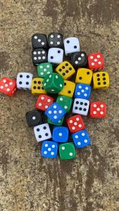 Xúc xắc xí ngầu Màu Đặc Size 25mm nhiều màu lựa chọn - Xí ngầu Cao Cấp trang trí boardgame XN-MĐ25