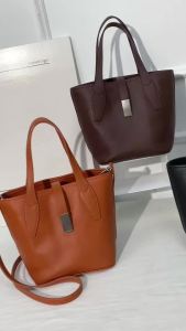 SHUCAI | Genuine Grade Leather Womens Handbag Luxury Deisgner Brand Ladeis Shoulder Crossbody Bag for Woman Fashion Bucket bag 2026 Tote