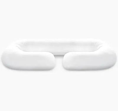 100% AUTHENTIC Mandaue Foam C-SHAPED MATERNITY PILLOW 55 x 22 x 13 inches